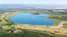 Jezero Most. Rekreační zóna, která vznikla na místě bývalého hnědouhelného dolu