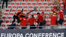 Soccer Football - Europa Conference League - Group D - OGC Nice v Cologne - Allianz Riviera, Nice, France - September 8, 2022 Fans clash before the match REUTERS/Eric Gai