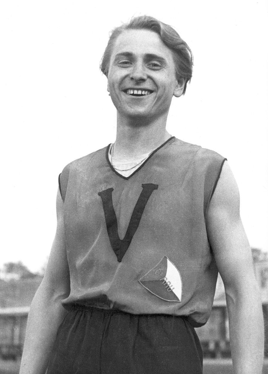 Atlet Zdeněk Koubek (ještě jako Zdena Koubková)