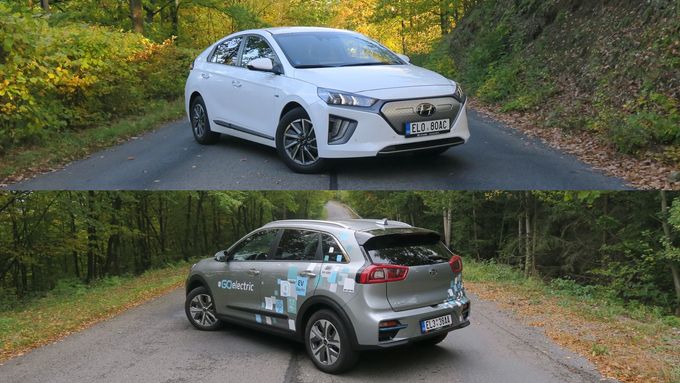 Test elektromobilů od Hyundai a Kie. Podobná technika, rozdílná spotřeba