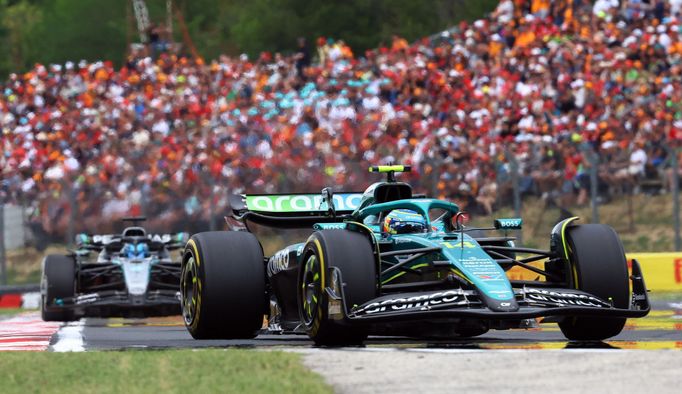 Fernando Alonso, Aston Martin ve VC Maďarská formule 1 2025