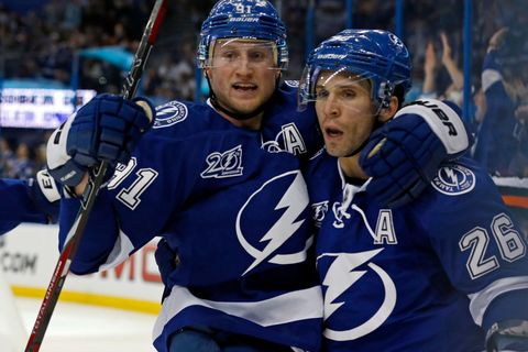 Martin St. Louis a Steven Stamkos