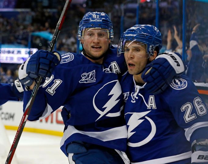 Martin St. Louis a Steven Stamkos