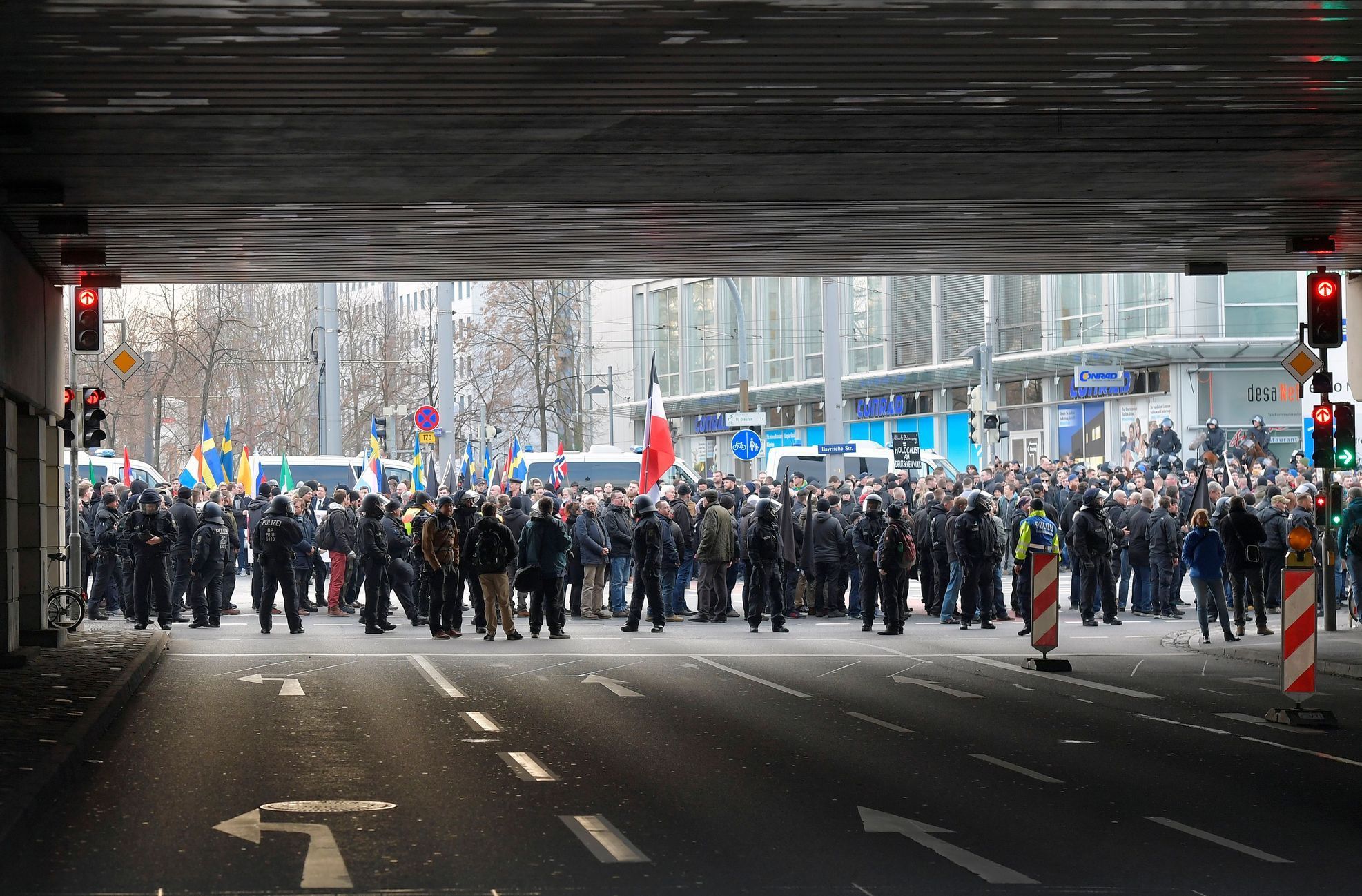 Demonstrace drážďany
