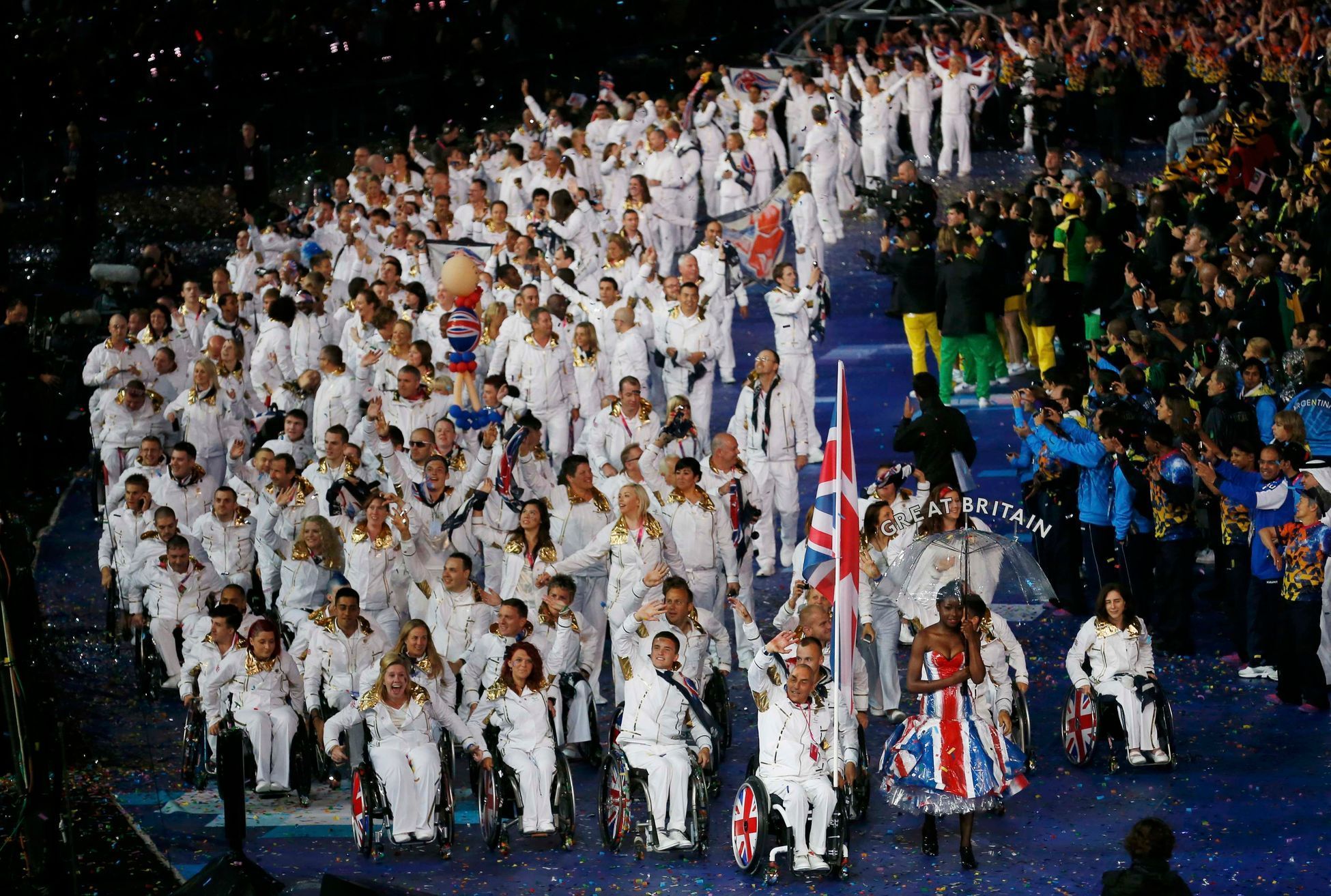 Slavnostní zahájení paralympijských her 2012