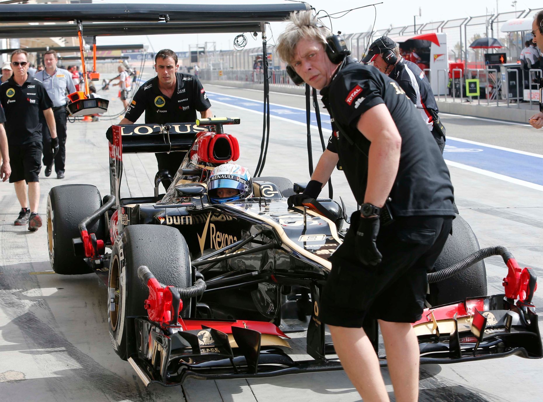 F1, VC Bahrajnu: Romain Grosjean , Lotus
