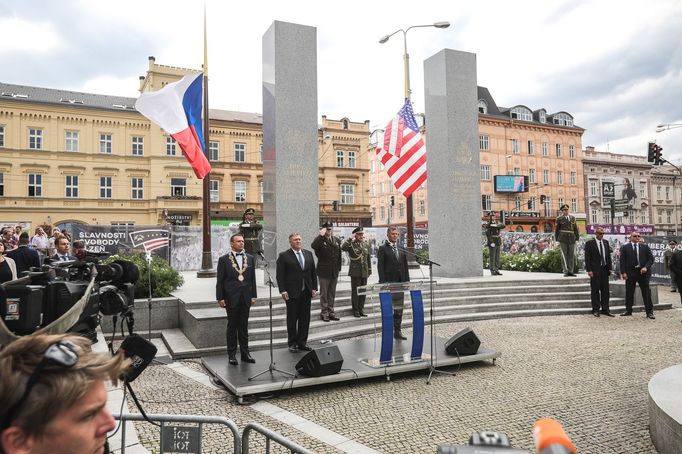 Návštěva amerického ministra zahraničí Mikea Pompeo v Plzni.