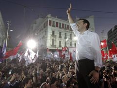 Šéf radikální levice Tsipras do poslední chvíle věřil, že volby vyhraje on.