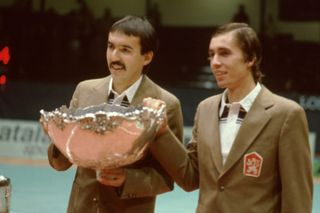 Davis Cup 1980: Tomáš  Šmíd a Ivan Lendl