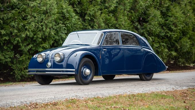 Tatra 77 se o uplynulém víkendu prodala v americké aukci veteránů.