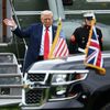 U.S. President Trump makes second state visit to Britain