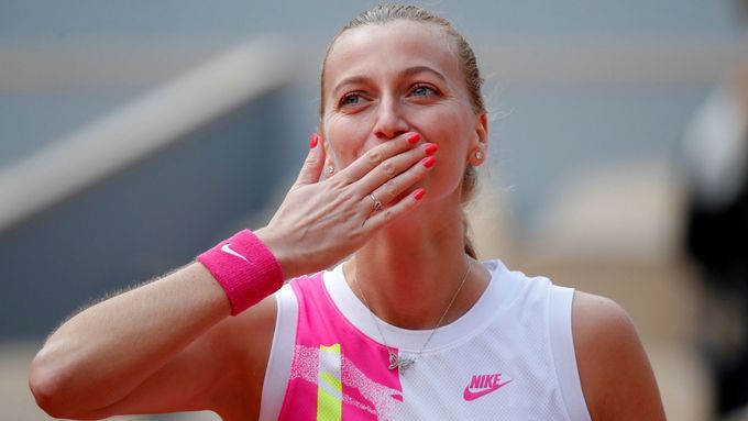 Petra Kvitová po vítězném čtvrtfinále French Open
