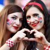 Euro 2016, Chorvatsko-Španělsko: chorvatské fanynky