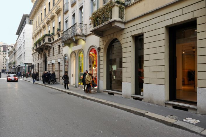 Miláno Via Montenapoleone