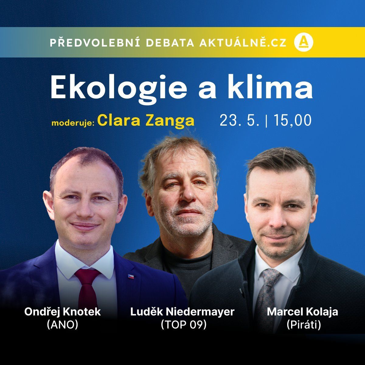 debata aktuálně.cz, ekologie a klima