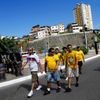 Manévry před zápasem Brazílie - Itálie na Poháru FIFA (Salvador)