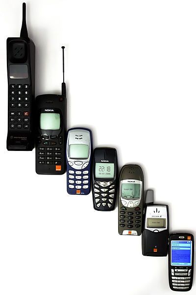 Mobilní telefony - vývoj