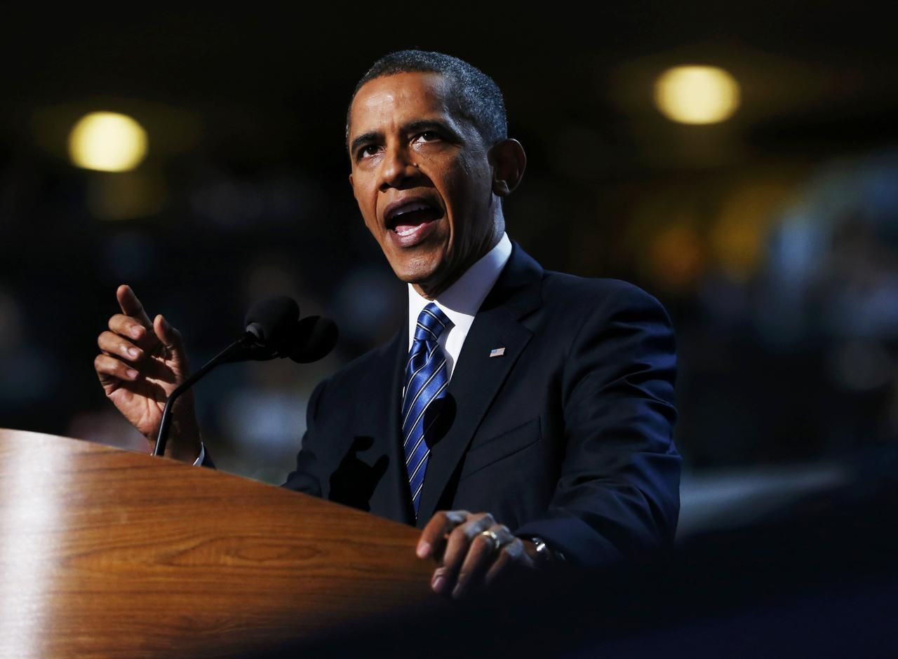 Barack Obama přijal nominaci Demokratické strany na prezidenta