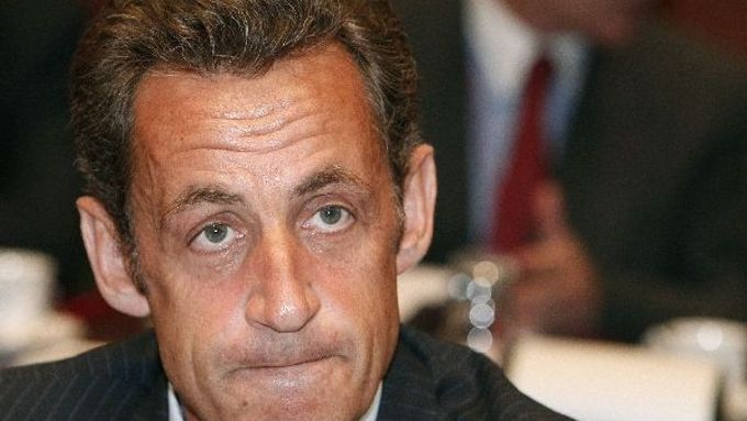 Nicolas Sarkozy na summitu EU v Bruselu