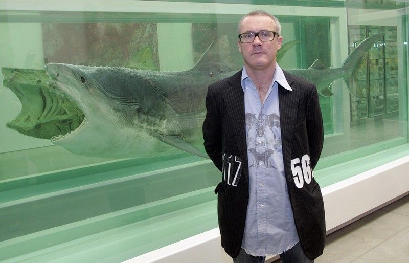 Výstava Damiena Hirsta v Londýně