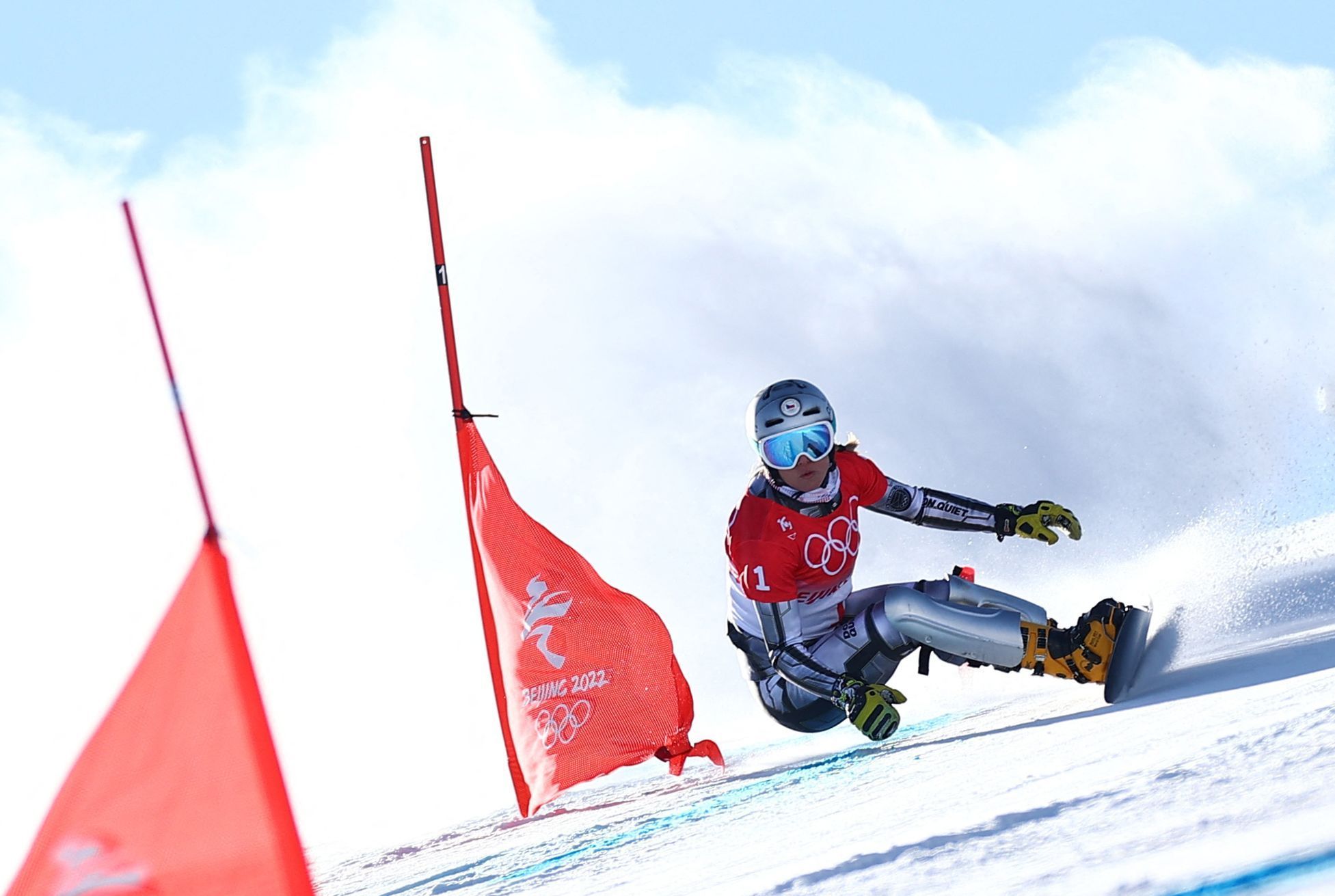 OH 2022, Peking, snowboarding, paralelní obří slalom, osmifinále, Ester Ledecká