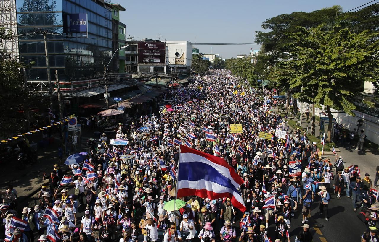 Demonstrace v Bangkoku - 13. 1.