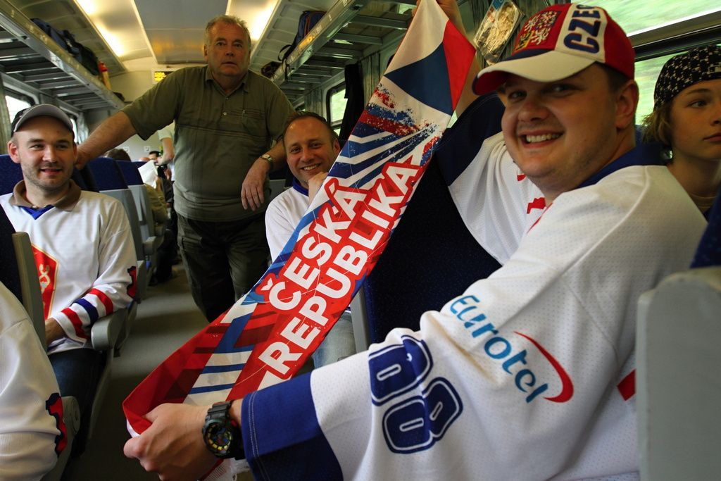 MS v hokeji 2011: čeští fanoušci v Bratislavě
