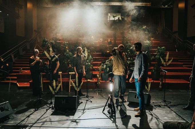 Natáčení Perníkové chaloupky.