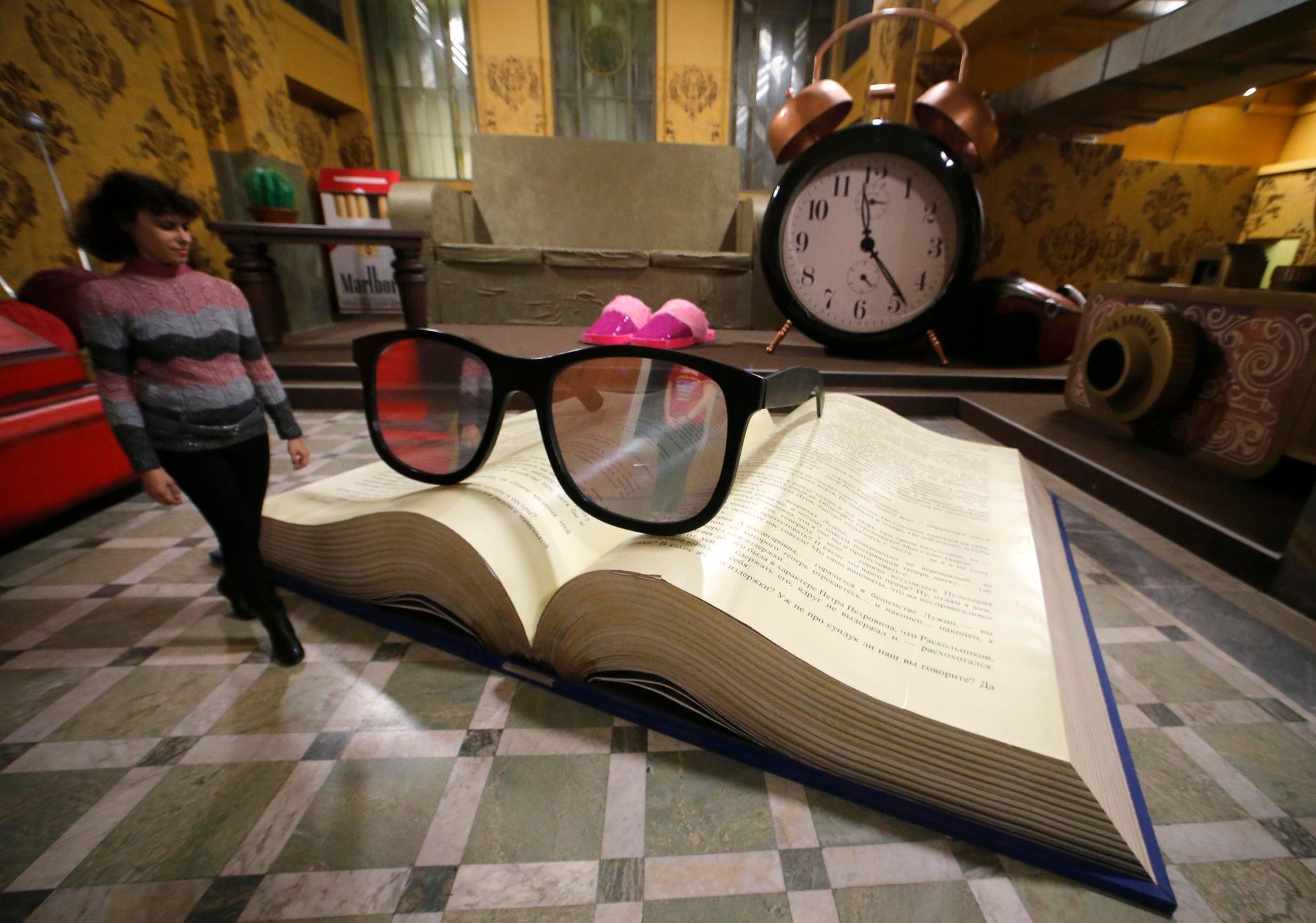 Muzeum optických iluzí v ruském Sankt-Petěrburgu