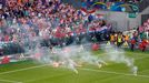 Euro 2016,Česko-Chorvatsko: výtržnosti chorvatský fanoušků