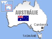 Mapa - Austrálie