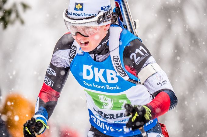 SP v biatlonu 2018/19, Oberhof, štafeta žen: Veronika Vítková