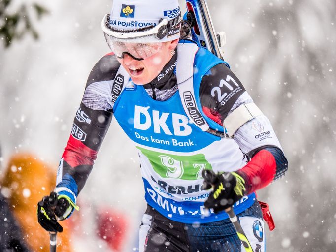 SP v biatlonu 2018/19, Oberhof, štafeta žen: Veronika Vítková