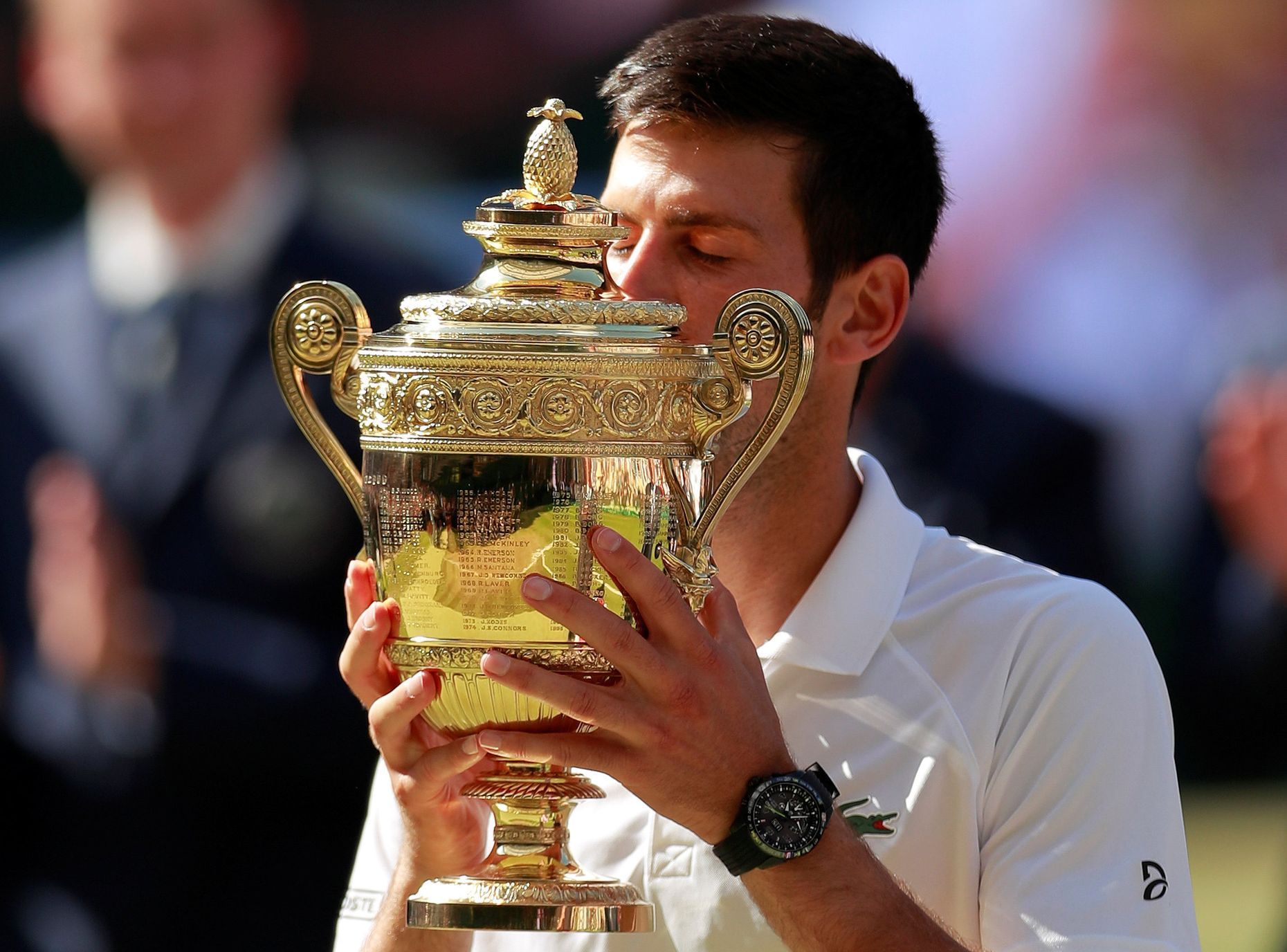 Novak Djokovič po finále Wimbledonu 2018