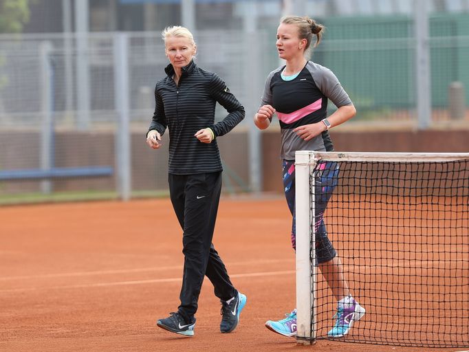 Jana Novotná a Barbora Krejčíková (2016)