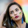 MS 2014, Brazílie-Chile: fanynka Brazílie