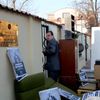 Protest před Běloruskou ambasádou.