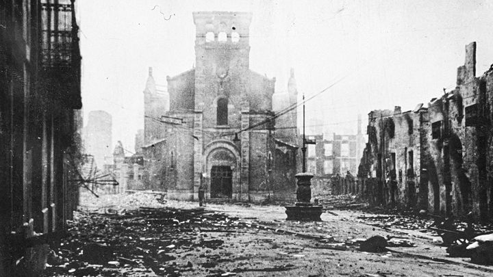 Chtěli zastrašit nepřítele, tak bombardovali civilisty. Guernica byla tehdy plná lidí; Zdroj foto: Profimedia.cz