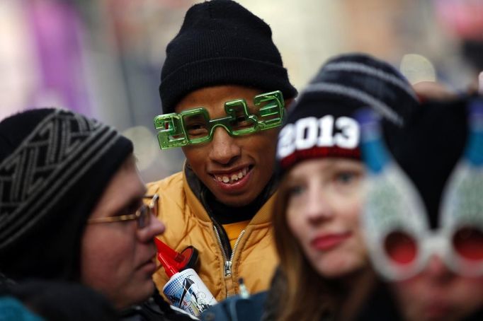 Takhle se na příchod roku 2013 čekalo na Time Square v New Yorku.