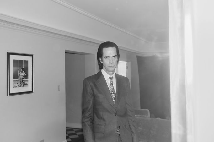 Zpěvák Nick Cave.