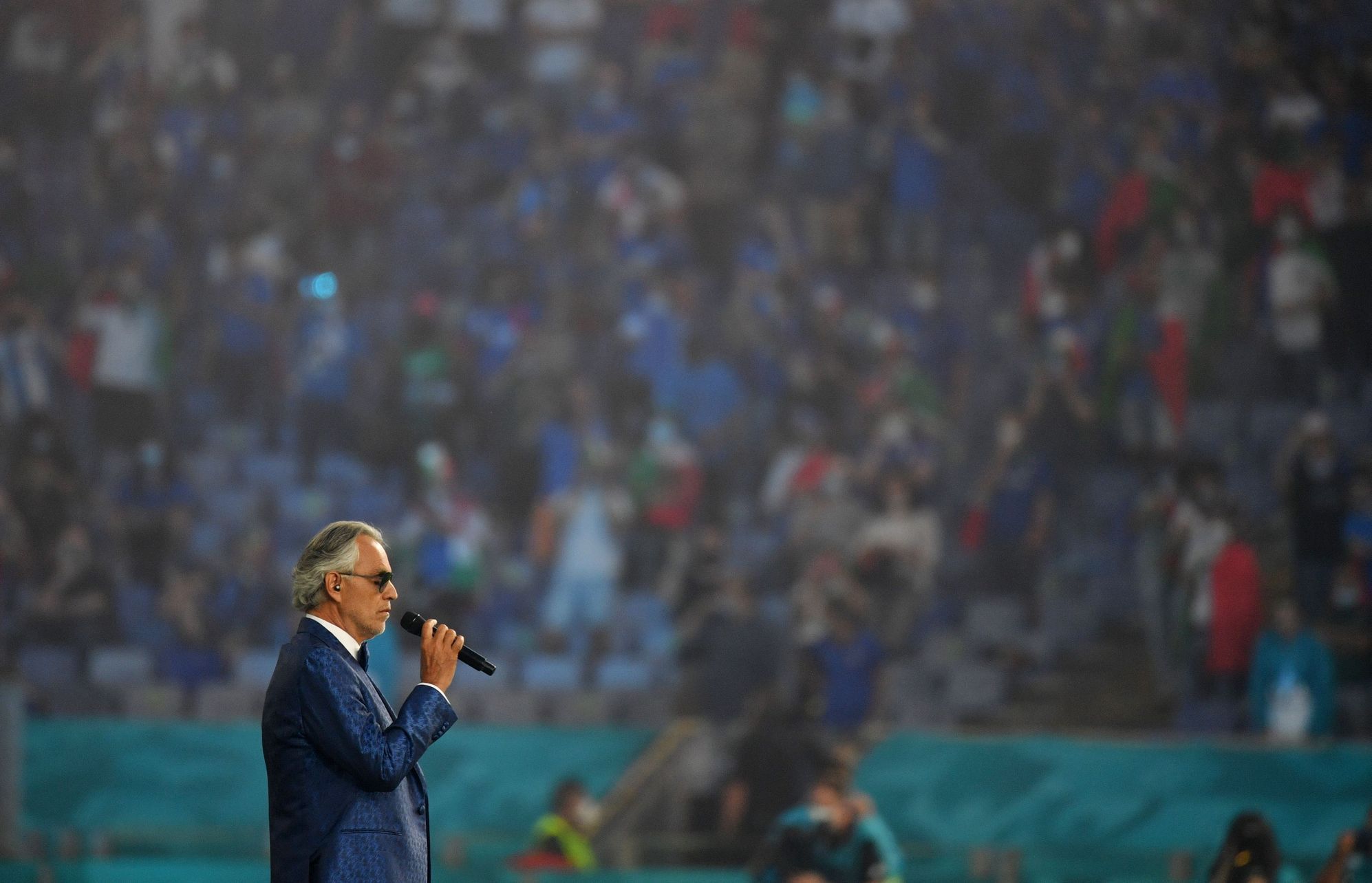 Zahajovací ceremoniál Euro 2020 v Římě - Andrea Bocelli
