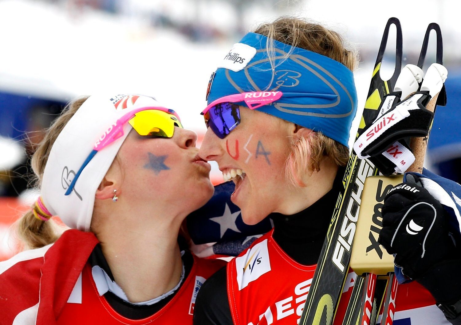 MS v klasickém lyžování 2013, sprint dvojic žen: Jessica Digginsová a Kikkan Randallová
