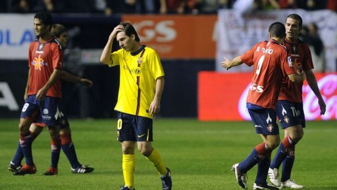 Lionel Messi smutní, tentokrát se neprosadil