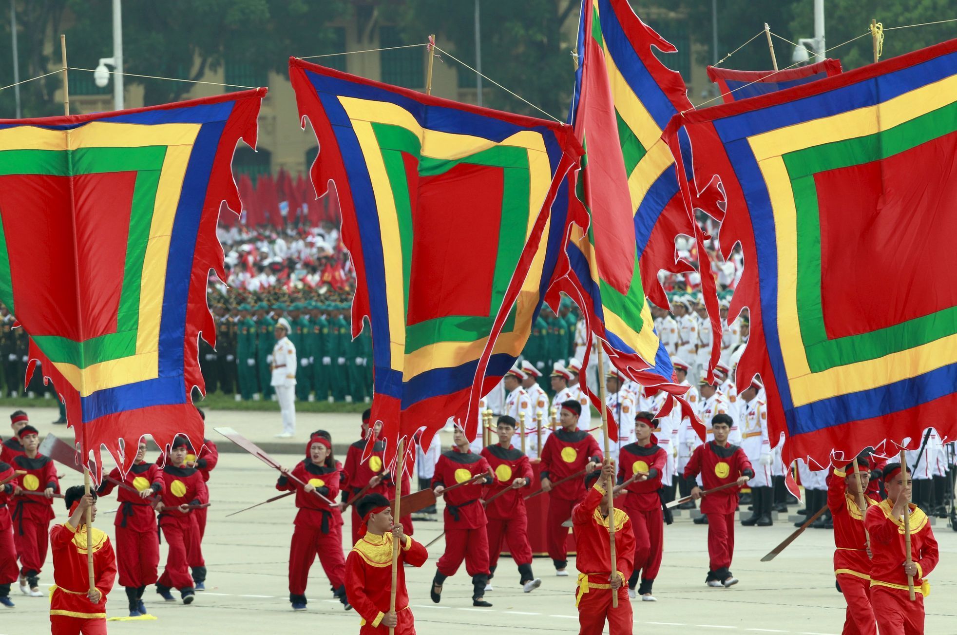 Vojenská přehlídka ve Vietnamu
