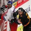 Přípravný zápas, hokej: Česko - Německo (Petr Nedvěd a Benedikt Kohl)