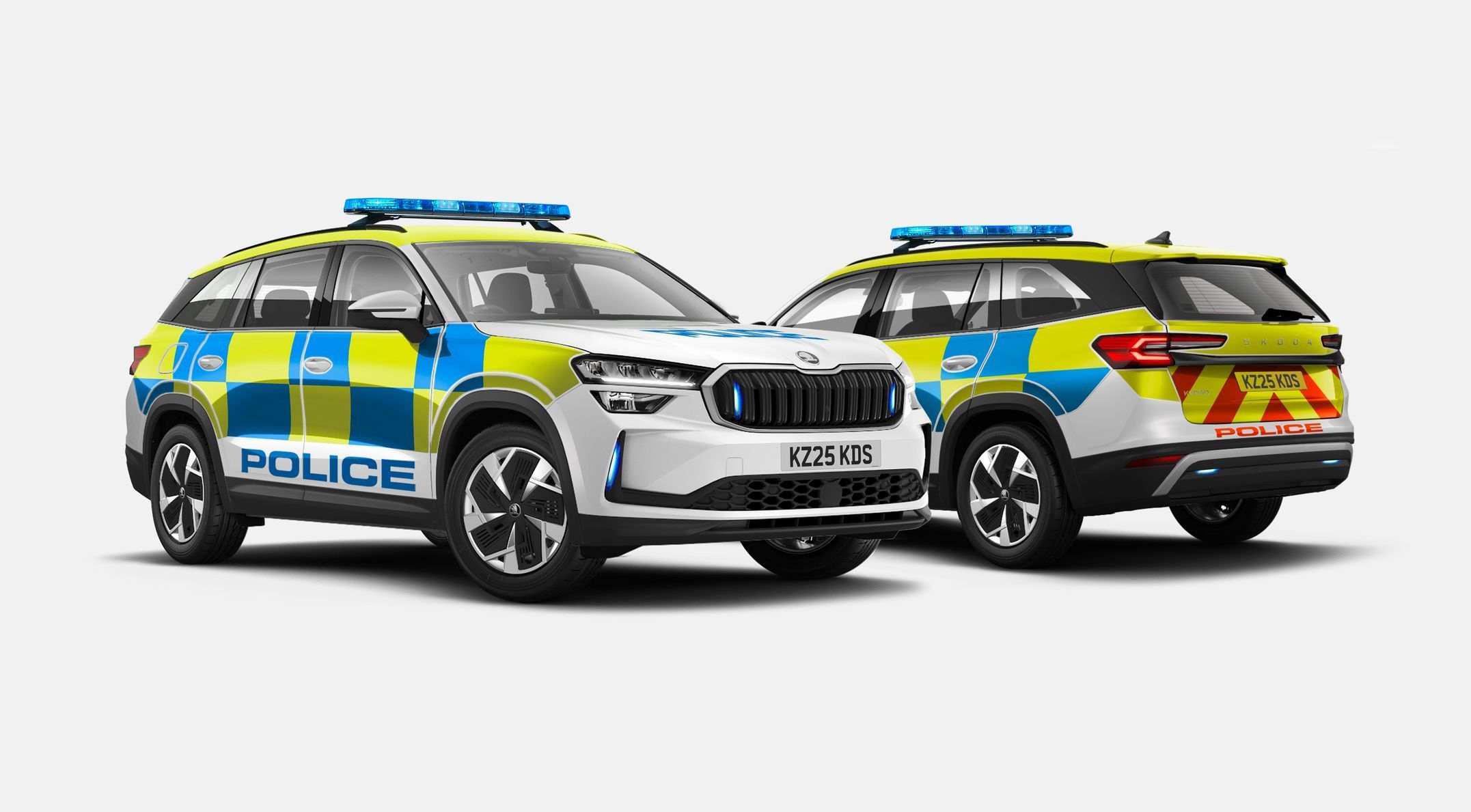 Škoda Kodiaq policie a hasiči