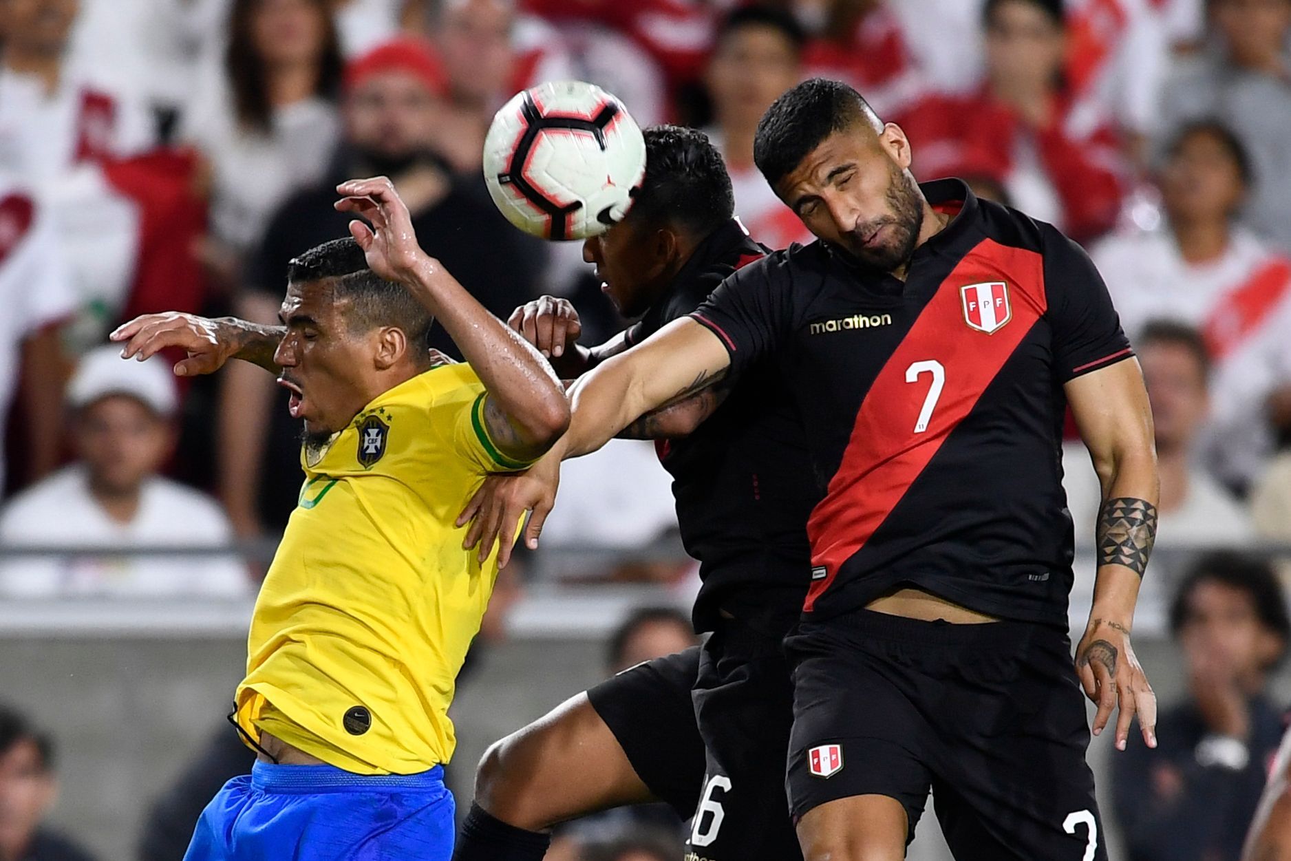 Brazílie vs Peru v přípravě (Ballon a Allan) (2019)