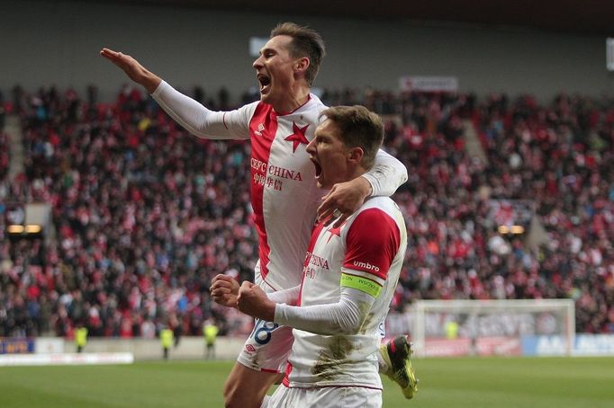 Slavia vs. Zlín, HET liga (Bořil, Škoda)