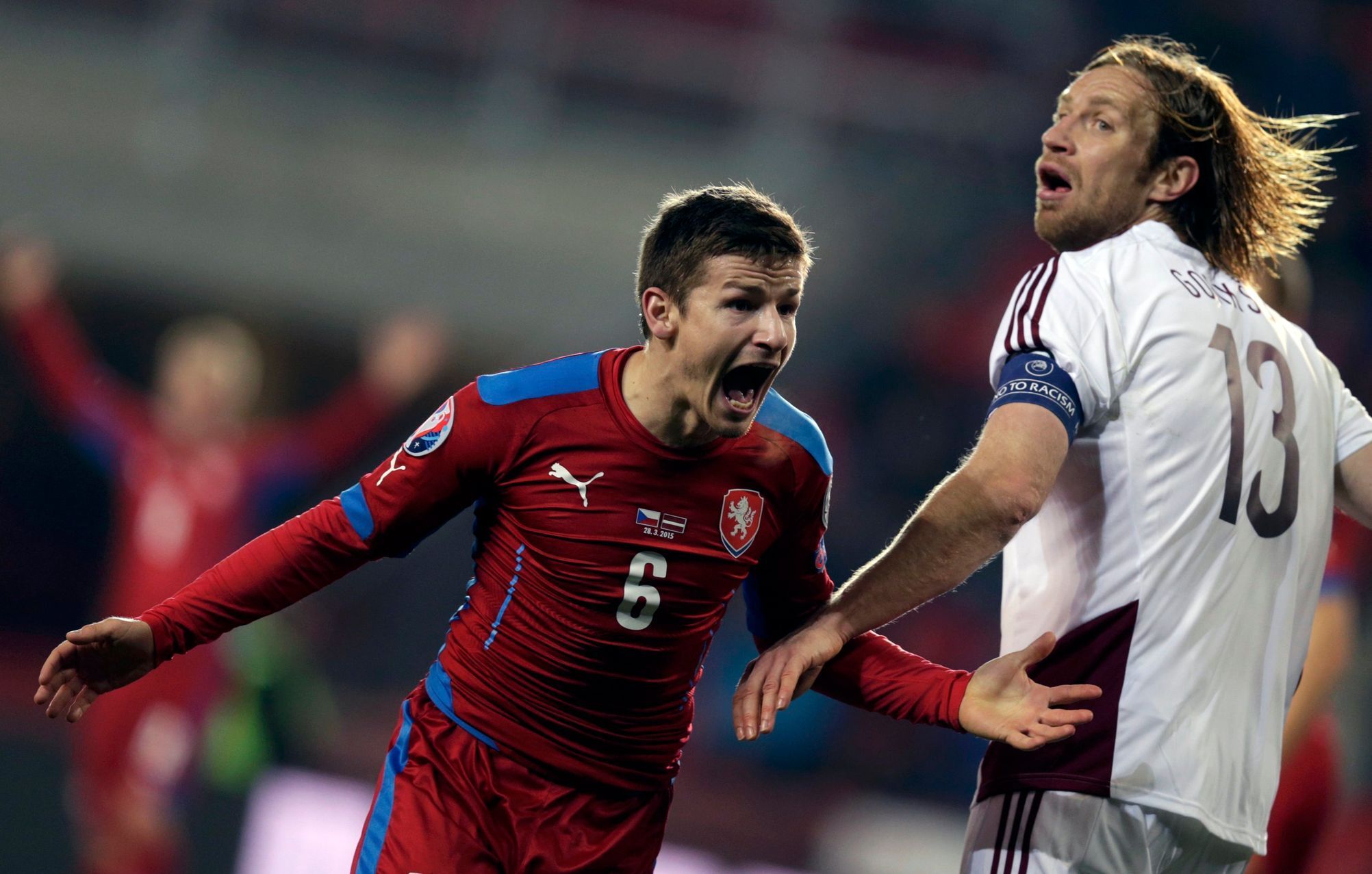 Česko - Lotyšsko, kvalifikace Eura 2016