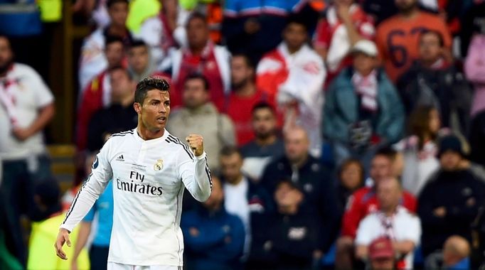 Superpohár., Real-Sevilla: Cristiano Ronaldo slaví gól